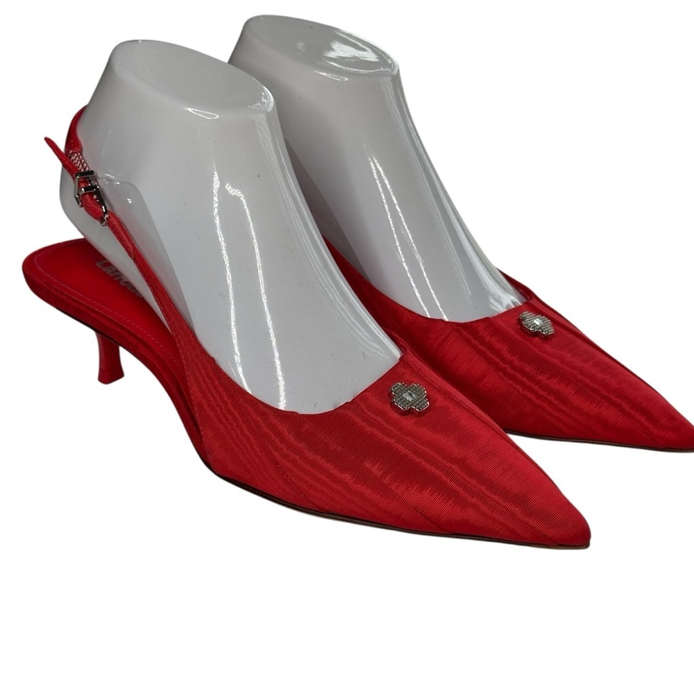 Larroude Maxine Pump In Red   Sz: 7 - Picture 4 of 13